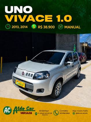 FIAT UNO 1.0 EVO VIVACE 8V FLEX 4P MANUAL FIAT UNO 1.0 EVO VIVACE 8V FLEX 4P MANUAL